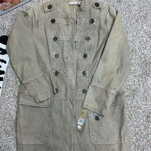 DKNY Tan Utility Jacket